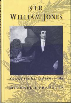 Hardcover Sir William Jones Selected Poems and Prose Book