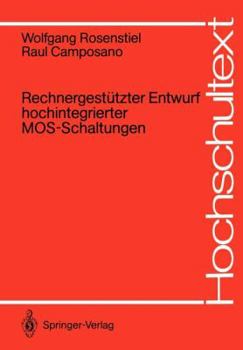 Paperback Rechnergestützter Entwurf Hochintegrierter Mos-Schaltungen [German] Book