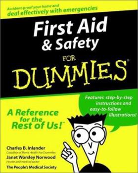 Paperback First Aid and Safety for Dummies Book