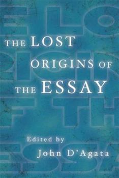 Paperback The Lost Origins of the Essay Book