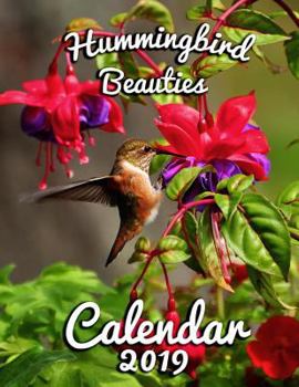 Hummingbird Beauties Calendar 2019: Full-Color Portrait-Style Desk Calendar