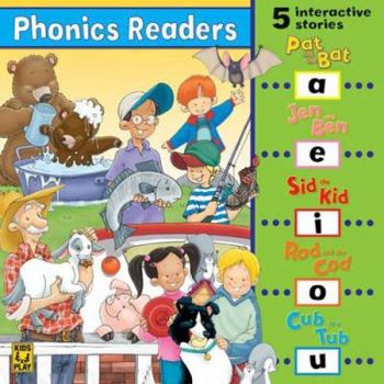 Spiral-bound Preschool Phonics Readers: 5 Fun Interactive Stories to Read Book