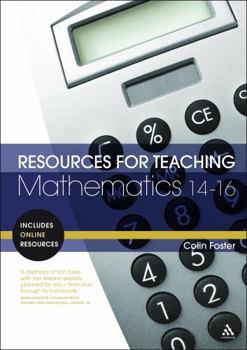 Paperback Resources for Teaching Mathematics: 14-16 Book