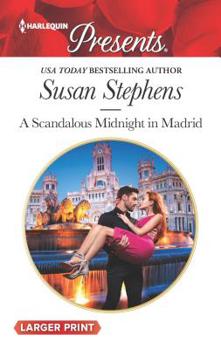 Mass Market Paperback A Scandalous Midnight in Madrid [Large Print] Book