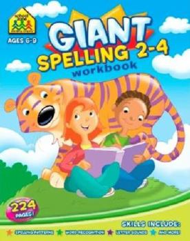 Paperback School Zone Giant Spelling Workbook Book