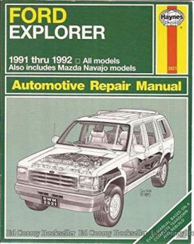 Paperback Ford Explorer and Mazda Navajo Automotive Repair Manual Book
