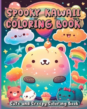 Paperback Spooky Kawaii Coloring Book: Colorful Pastel Goth Coloring Pages for Stress Relief & Relaxation Book