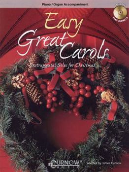 Paperback Easy Great Carols: Piano Accompaniment Book