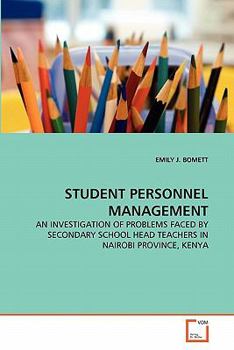 Paperback Student Personnel Management Book