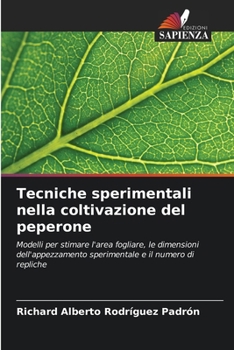 Paperback Tecniche sperimentali nella coltivazione del peperone [Italian] Book
