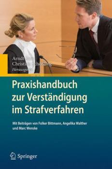 Hardcover Praxishandbuch Zur Verständigung Im Strafverfahren [German] Book