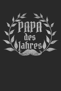 Paperback Papa Des Jahres: A5 Notebook Kariert Karo f?r Papa - Vater - Dad - Stiefvater - Stiefpapa - Geburtstag - Vatertag - Lustig - Spruch - G [German] Book