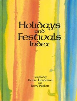 Hardcover Holidays & Festivals Index Book