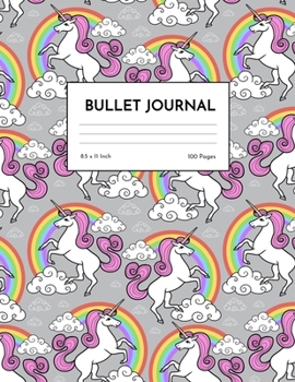 Bullet Journal: Unicorn Dot Grid Notebook - Dotted Note Pad for Kids, Girls, Teens, Tweens, Women - Gifts for Birthday and Christmas | Creative Art 00538