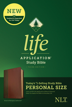 Imitation Leather NLT Life Application Study Bible, Third Edition, Personal Size (Leatherlike, Brown/Tan) Book
