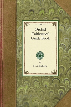 Paperback Amateur Orchid Cultivators' Guide Book