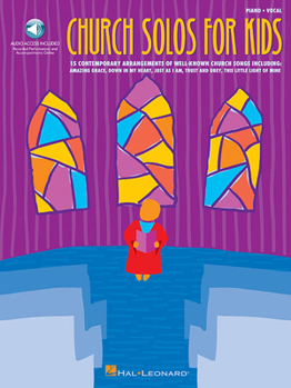 Paperback Church Solos for Kids Book/Online Audio [With CD] Book