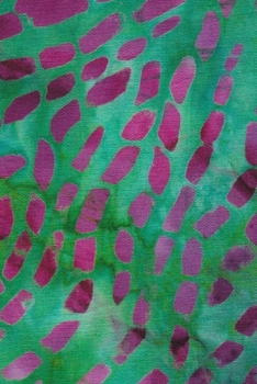 Paperback Green Jungle Batik Composition Notebook - Small Ruled Notebook - 6x9 Lined Notebook (Softcover Journal / Notebook / Diary) Book