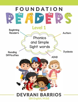 Paperback Foundation Readers: Phonics and Simple Sight words Book