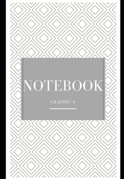 Paperback Notebook: 100 blank pages - grey Book