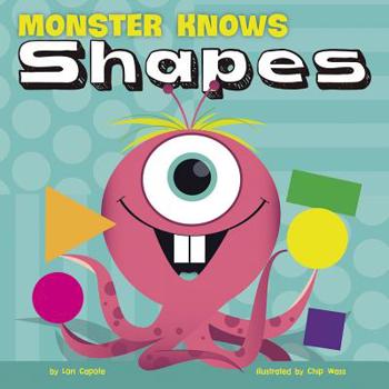 Hardcover Monster Knows Shapes Book