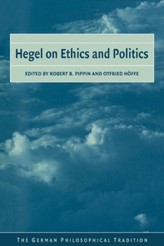 Paperback Hegel on Ethics and Politics Book