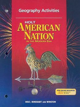 Paperback Holt American Nation in the Modern Era: Geography Activities Book