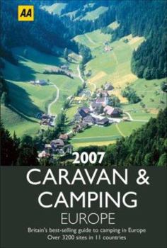 Paperback AA Caravan & Camping Europe Book