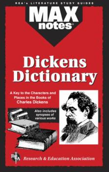 Paperback Dickens Dictionary (Maxnotes Literature Guides) Book