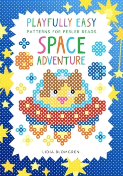 Paperback Playfully Easy Patterns for perler beads - SPACE ADVENTURE Book