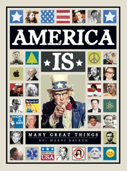 Hardcover America Is: Many Great Things Book
