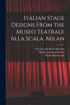 Paperback Italian Stage Designs From the Museo Teatrale Alla Scala, Milan Book