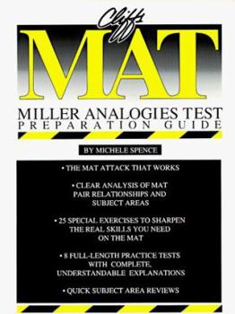 Paperback Cliffs Mat (Miller Analogies Test) Preparation Guide Book