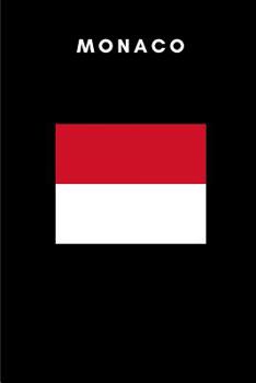 Paperback Monaco: Country Flag A5 Notebook to write in with 120 pages Book