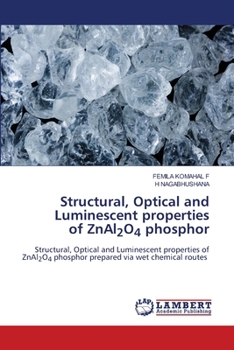 Structural, Optical and Luminescent properties of ZnAl2O4 phosphor
