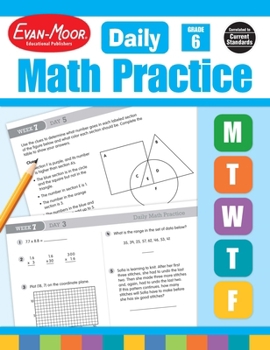 Paperback Daily Math Practice, Grade 6 Teacher Edition Book