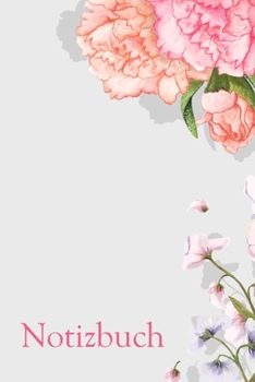 Notizbuch: Modernes Aquarell Blumen Elegantes Hochzeit Notizbuch liniert 120 Seiten für Notizen Zeichnungen Formeln Organizer Tagebuch (German Edition)