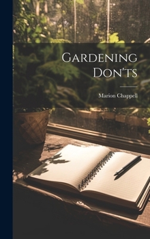 Hardcover Gardening Don'ts Book
