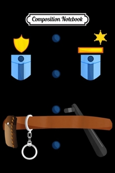 Composition Notebook: Prison Guard Correctional Officer Costume Funny Gift  Journal/Notebook Blank Lined Ruled 6x9 100 Pages