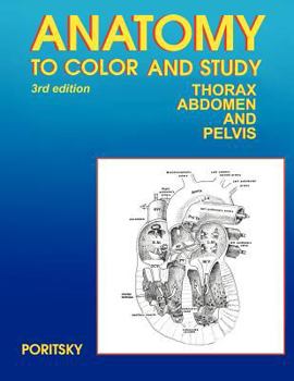 Paperback Anatomy to Color and Study Thorax Third Edition Book