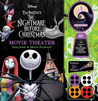 Hardcover Disney: Tim Burton's the Nightmare Before Christmas Movie Theater Storybook & Movie Projector Book