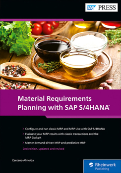 Hardcover Material Requirements Planning with SAP S/4hana Book