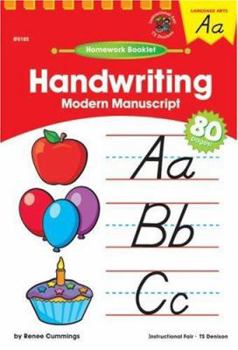 Paperback Handwriting Modern Manuscript Homework Booklet Book