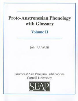 Paperback Proto-Austronesian Phonology with Glossary Book