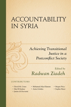 Paperback Accountability in Syria: Achieving Transitional Justice in a Postconflict Society Book