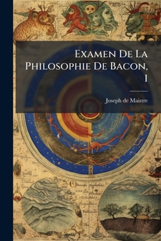 Paperback Examen De La Philosophie De Bacon, 1 [French] Book