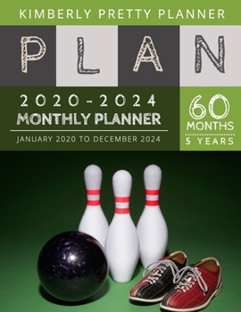 Paperback 5 year monthly planner 2020-2024: monthly planner 5 year - 60 Months Calendar, 5 Year Appointment Calendar, Business Planners, Agenda Schedule Organiz Book