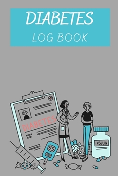 Paperback Diabetes Log Book: A Daily Log for Tracking Blood SugarNotes110 pages Book