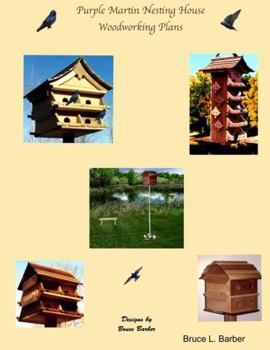 Paperback Purple Martin Nesting House Plans Book
