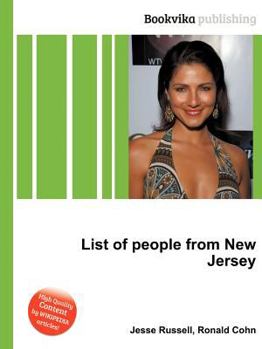 Paperback List of People from New Jersey Book